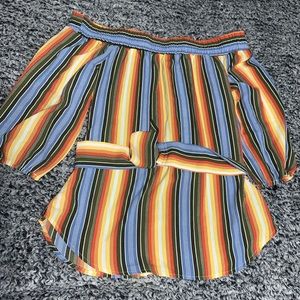 Off the Shoulder Top with removable belt